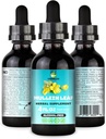 Undelio 's Bylinné Mullein Leaf Extract - Organic & Alcohol- Free Tinkture for Respirační, Lung, Sleep & Digestive Support - Non- GMO, Vegan - 4 fl. Oz for Imunitary Health & Lung Detox