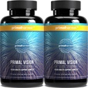 Vindima Primal Visão Primal com Lutein, Zeaxanthin, Vitamina A e Zinco para Saúde dos Olhos, Suporte à Luz Azul e Pacote de Claridade Visual 2