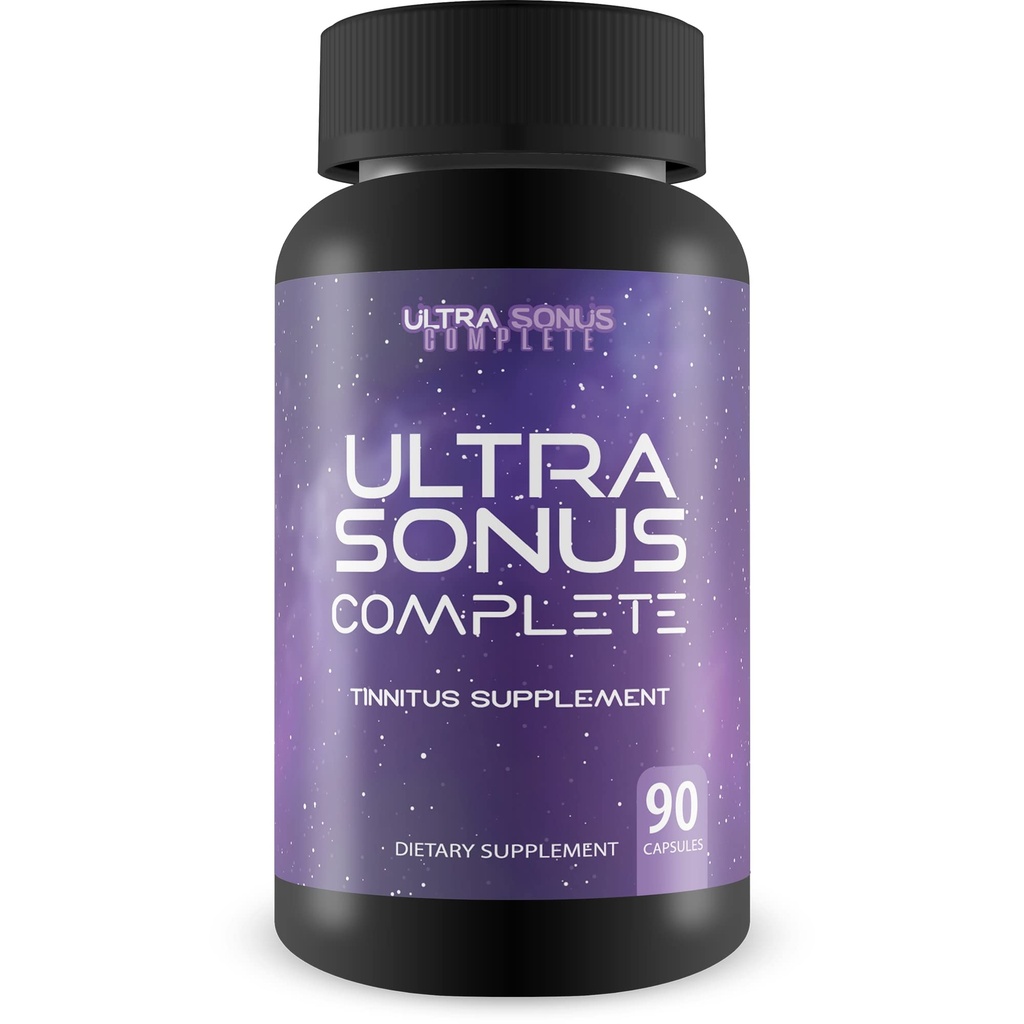 Tinnitus Supplement - Garlic Turmeric Vitamin C Max Formula - Support Reduced Inflammation & Ear Ringing with This Natural Herbal Formula (90 Capsules)