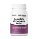 Fairhaven Health Complete Menopause Relief | Nonhormonal Menopause Supplement for Women | Relief from Hot Flashes, Night Sweats and Mood Swings | Gluten, Dairy, Soy Free | Non-GMO | 30 Capsules
