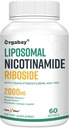 Orgabay Liposominis Nicotinamide Riboside 2000 MG su TMG ir Pterostilbene, didinanti NAD +, Palaikanti sveiką senėjimą, 60 Skaičius