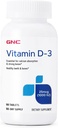 GNC D- 3 vitamīns 25mcg, uztur veselus zobus un kaulus, 180 tabletes