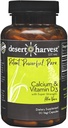 Öken Harvest Calcium Carbonate 250 mg + Vitamin D3 100 IU Supplement med Aloe Vera för Absorption, 90 kapslar