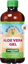 Lily iz puščavske Aloe Vera Gel, Ohranjevalno brezplačno - cel list Filtriran Debelost Doslednost Aloe Vera Pijte z naravnimi vitamini, Prebavne encimi za zdravje Gut, Wellness, Glowing Skin, 32 Fl Oz