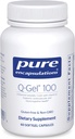 Pure Encapsulations Q-Gel 100 (Hydrosoluble CoQ10) | CoQ10 con vitamina E per migliorare la solubilità | 60 capsule Softgel