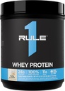כלל 1 חלבון Whey - 24g Fast-Acting חלבון ממקורות All-Whey עם באופן טבעי Occurring EAAs & BCAAs for Workout Recovery or Anytime Use (1 פאונד, Vanilla Ice Cream)