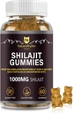 Gamtos Rhythm Shilajit Gummies 1000mg - 60 vnt. Shilajit Gummies vyrams ir moterims, Shilajit Gummies Rich in Multiple Trace Minerals, priedas prie energijos ir imuniteto
