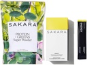 SAKARA Protein + Greens Super Powder & Energy Bruisend - Biologische Proteïne Poeder & Greens Poeder, Geraffineerde Suiker Vrij Electrolyten Poeder
