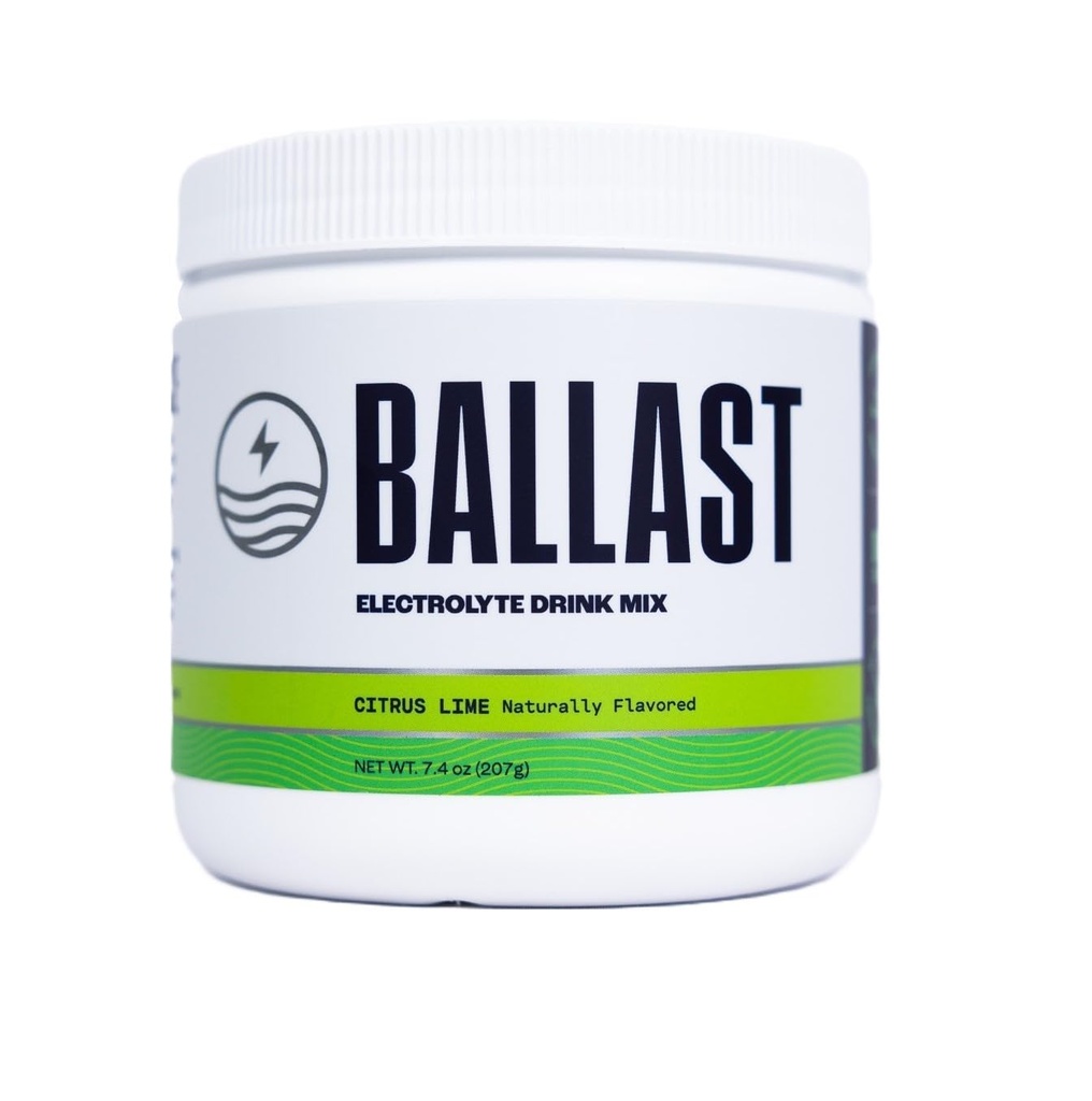 Ballast Zero-Sugar Electrolytes - Citrus Lime - Polvere di idratazione | Keto & Paleo Friendly | Liquid Daily IV per una rapida riidratazione | Element Electrolytes Magnesium, Sodium e Potassium | 30 Servings