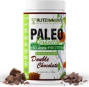 Paleo Perfection Double Chocolate Grass Feed Beef Kolagēna proteīns Pulveris ar Stevia - Paleo, Keto, SCD, AIP Proteīna pulveris ar ābolu Fiber, Burkānu un Brokoļu - Proteīna pulveris un Superfood Blend