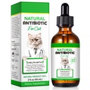 VOSIFSDIY Cat Antibiotics, Antibiotics for Cats, Natural Cat Antibiotics Multivitamin Herbal Supplements 60ml