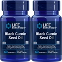 Подовження життя Black Cumin Seed Oil, 60 м'якихгель (Pack of 2)