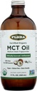 Flora Health MCT Oil Organic Energy Boost, C8 Caprylic & C10 Capric Acids, Keto, Kosher, Non-GMO Verified, 100% från etiskt och hållbart källade kokosnötter, 17 Fl Oz Liquid, Glass Bottle