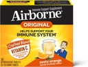 Airborne Zesty Orange Effervescent Tablets,1000mg of Vitamin C - Immune Support supplement 30ea