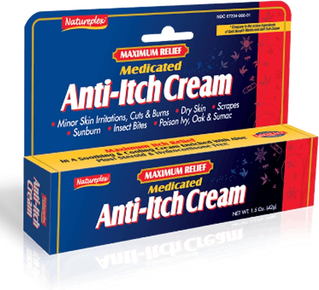 Maximális Relief Medicated Anti- Itch Cream 3 csomag