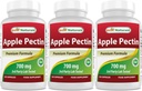 Best Naturals Apple Pectin 700 mg - Dietary Fiber - Intestinal Support - 120 капсули (120 броя (пакет от 3)
