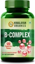 Himalayan Organics Vitamina B Complex con 100% RDA B1, B2, B3, B5, B6, B9 & B12