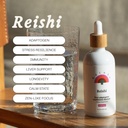 Rainbo - Reishi蘑菇丁香 - 无酒精 - Dual extraction mushroom Supplement - Immune Support, Mood, Sleep, Liquid Reishi Supplement, Vegan, Non GMO, 3.4 fl oz
