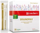 Switzerland BRAINOMAX 20 Powder Sticks, Brain Booster Supplement, Cherry-Vanilla Flavor with Citicoline, N-Acetyl-L-Carnitine, Nootropic Brain Supplements for Memory and Focus, Cognitive Support