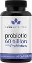 Luma Nutrition Probiotics 60 Billion CFU with Prebiotics - Probiotics for Women and Men - Formulated for Digestive Enzyme Health - Vegan & Gluten-Free - 60 капсул