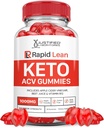 Оправданные лаборатории Rapid Lean Keto ACV Gummies Advanced Formula 1000MG Rapid Lean Keto Gummies Apple Cider Vinegar Formulated with Pomegranate Beet Juice Powder B12 Vegan Non GMO 60 Gummys
