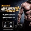 Goliath Labs 100% אבקת חלבון Whey 20 lb (Vanilla)