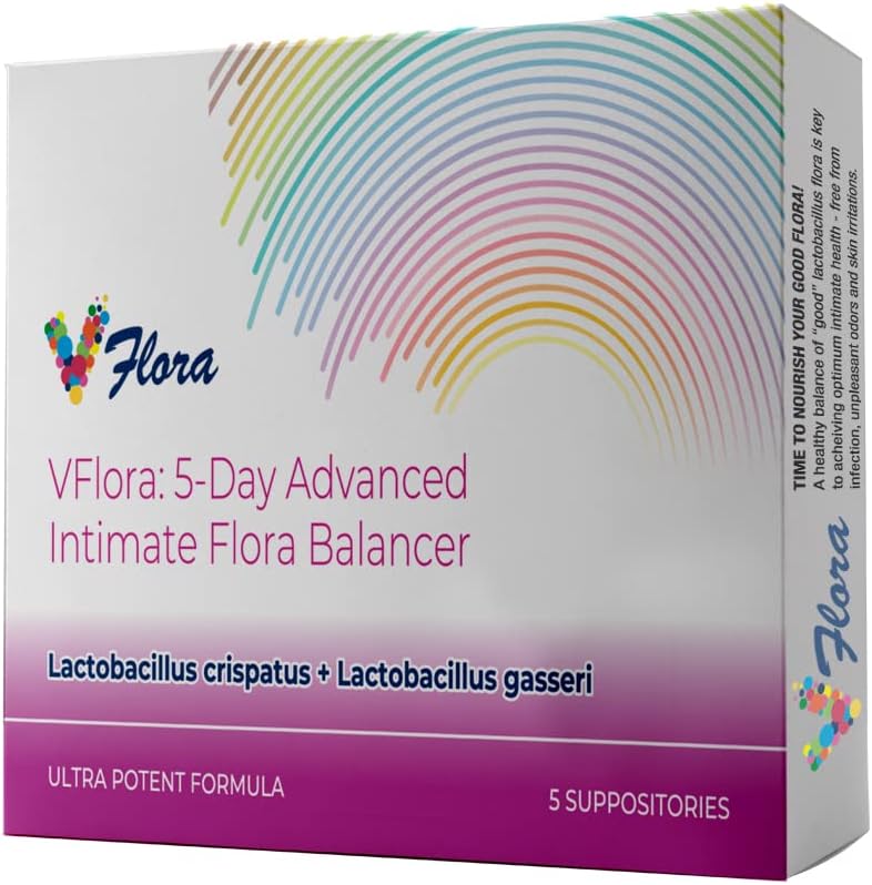VagiBiom 5-Day Vflora ( Lactobacillus crispatus + L. gasseri) to Balance Intimate Flora. Хранене и отглеждане Добра Флора за здравето на кожата. Ultra Potent 100% Natural Vegen (5 Супозитория)