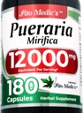 Лаборатория FITO MEDIC'S Lab | pueraria mirifica | 180 капсул | 12000 мг | капсулы pueraria mirifica | Дополнение для женщин | Экстракт концентрации | Ультра высокая абсорбция.