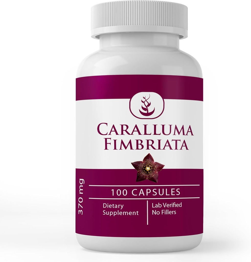 PURE ORIGINAL INGREDIENTS Caralluma Fimbriata, (100 Kapsule) Always Pure, No Additives Or Fillers, Lab Overified