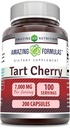 Amazing Formulas Tart Cherry Extract 700 Mg (10:1) Per Serving Capsules Supplement | Equivalent to 7000 Mg | Non-GMO | Gluten Free | Made in USA (1 Pack | 200 Count)