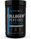 Superior Source Collagen Peptides Hidrolyzed Collagen - Grass-Fed Cows-dən - Sağlam Saç, Skin, Nails, Ligaments & Tendons - Gluten-Free & Dairy-Free - Unflavored, 12.7 oz