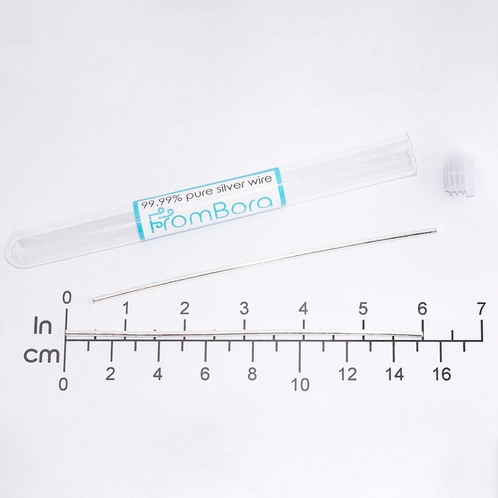 Collodal Silver   Pair of Friginal Silver 99.99% access | 999 | 15 Guut 6". | จาก Borora Colloidal Silver Mywire