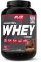 Lab Nutrition Premium, 100% syrovátkový proteinový prášek, Build muscl, gluten Free, 25 g protein, Delicious Chocolate Flavor, 5,6 Lbs - 71 Služeb