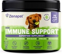 ZENAPET Dog Immune Support Premium Powder Topper, Turkey Tail, Spirulina " Beta-Glucan, Supports a Healthy Immune System " Digestion, Human-Grade, Made in USA