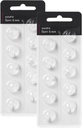 Hearing Aid Domes for Oticon Replacements, Oticon Minifit Open Vent Bass Domes (6 mm/2 Packs）, Universal Domes for Oticon Hearing Aid Supplies.