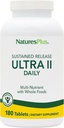 NaturesPlus Ultra II Daily - 180 Tablets - Multivitamin mit ganzer Nahrung für Gesamt-Well-Being - Unterstützt Energie und Immun-Gesundheit - Sustained Release - 180 Portionen