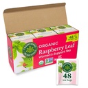 Teh Obat Tradisional, Daun Raspberry Organik, Kram Menstrual Ease, Menyediakan Kehamilan Sehat, 48 Tea Bags (3 Pack)