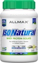 Tombow ALLMAX ISONATURAL Whiy Protein Isolate, Vanilla - 2 lb - 27 Grams of Protein Per Scoop - Zero Fat & Sugar - 99% Laktosa Free - dengan Preficial - Tidak ada Flavors Artificial - mendekati 29.