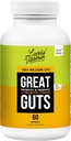 LIVELY VITAMIN CO. Great Guts Probiotic - 100 billionion CFU Probiotic - Balance Gut Microbiome, GI Tract, Inflammation, Indigestion, Reflux, Upset Stomach, " Diarrhea - 60 Caps