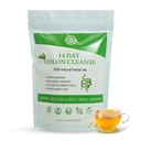Laicuherb Biologische 14 dagen Colon Reinigen Thee voor lichaamsreiniging & detox, Natuurlijke Colon Detox Thee met kruiden Blend voor mannen & vrouwen Digestieve Gezondheid & gental Gut Cleanse, Cafeïnevrij