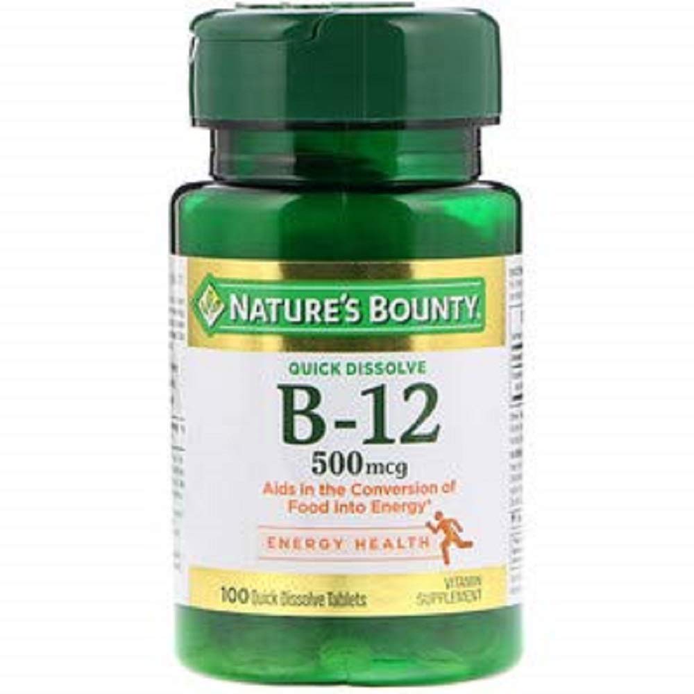 A természet Bounty-vitamin B-12 500 Mcg, 100 gróf