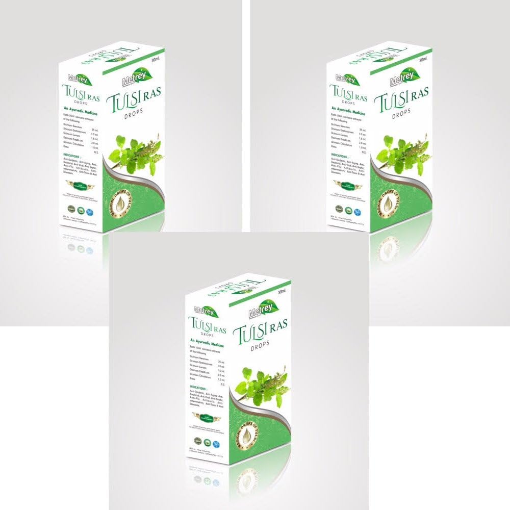 Metrey Tulsi Ras 드롭 팩 3 (3 *30 ml)
