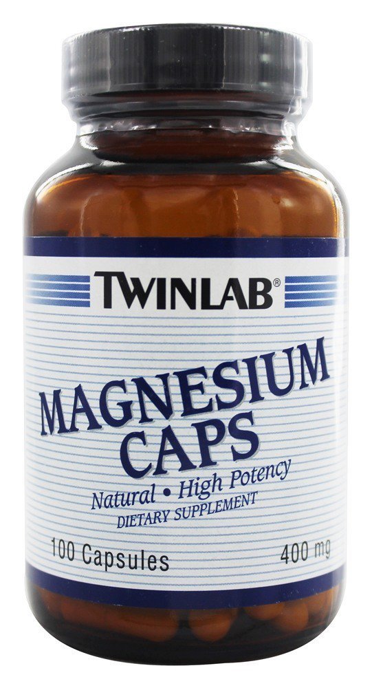 TwinLab Magnesium Caps, 100 כמוסות (6 Pack)