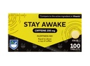 Rite Aid Stay Wake Tablets Caffeine, 200 מ"ג - 100 טבליות | Caffeine Pills