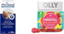 Fertilidade pre-semente Lubricant e Olly Prenatal multivitamínico con Omega 3 DHA, 60 Conde