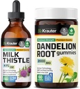 BIO KRAUTER Milk Thistle Tincture 4 Fl. Oz. " Dandelion 60 Gummies