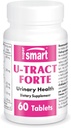 Supersmart U- Tract Forte (Advanced Formel) - med D- Mannose, CranMax Cranberry Koncentrat, Mælkebøtte - Urtetilskud 124; Non- GMO & Gluten Free - 60 tabletter