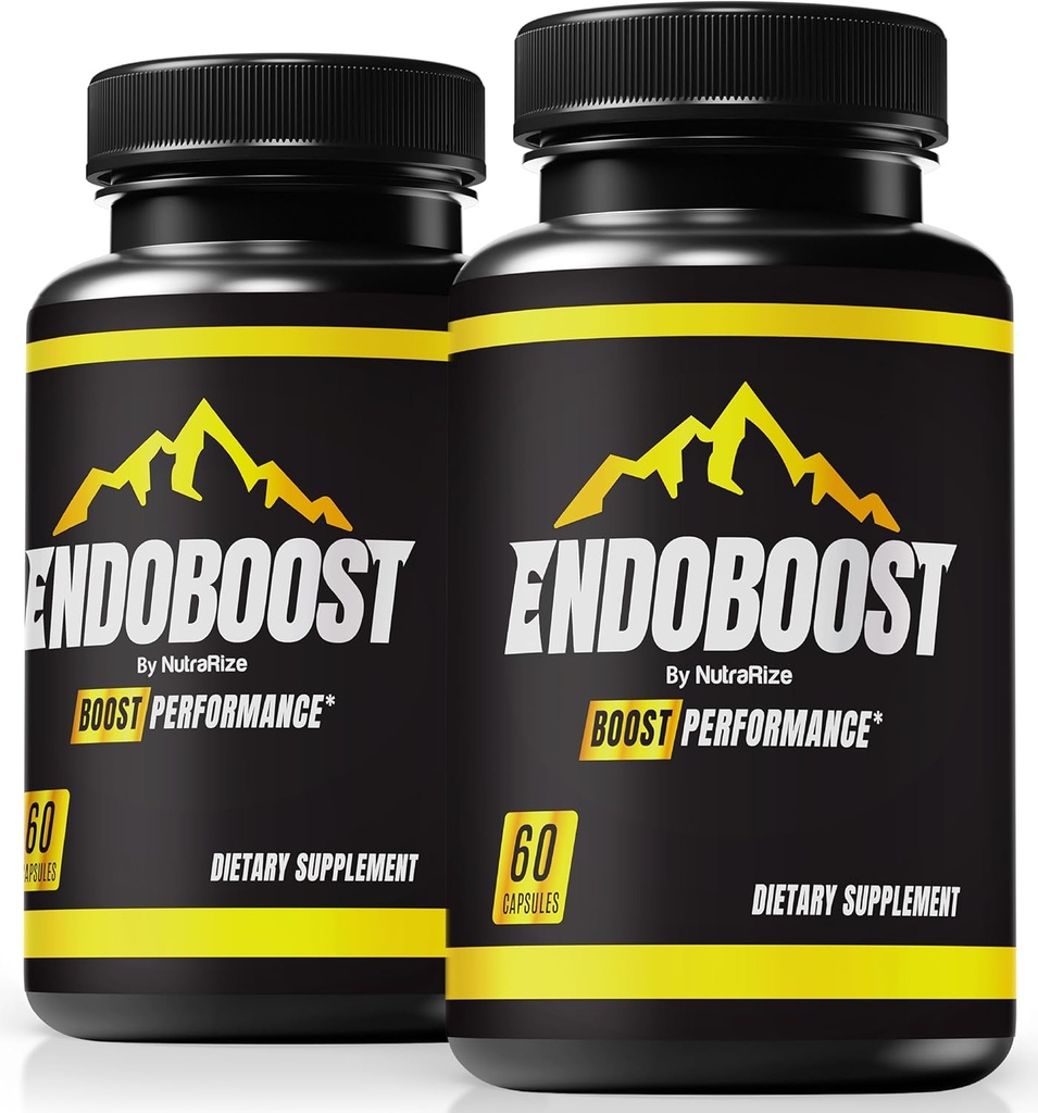 NutraRize (2 Endoboost vīriešiem iepakojums - (Oficiāla) Endoboost Vīriešu Veiktspēja, Papildinājumi, Kapsulas, Endobost Reviews for Health Pills Pro Advanced Formula (120 kapsulas)
