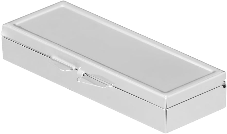 Healifty Box Pill зберігання Case Medication Організатор Щотижневий з нержавіючої сталі 7 День Підвіконня Case Щоденне підвіконня Організатор Підвіконня контейнери Медицина Організатор Blush Travel Square