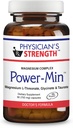 Power-Min - 90 cápsulas - Total Body Support - Complejo de magnesio con Magnesio L-Threonate, Glycinate & Taurate - Altamente Absorbable - 30 servicios